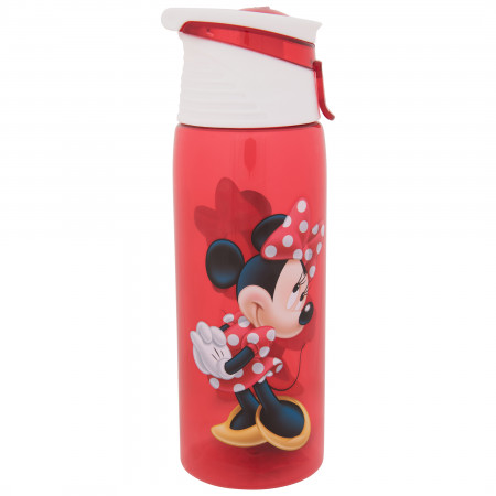 Minnie Mouse Cute Polka Dots Flip-Top Water Bottle